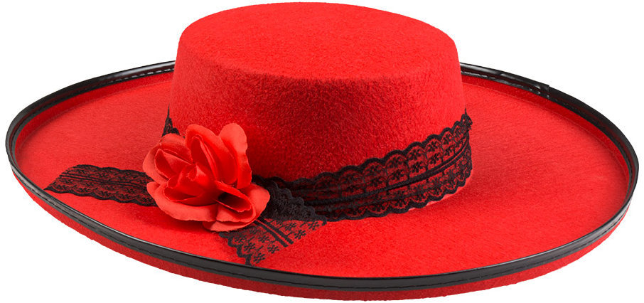 Boland Klobouk Španělka červený