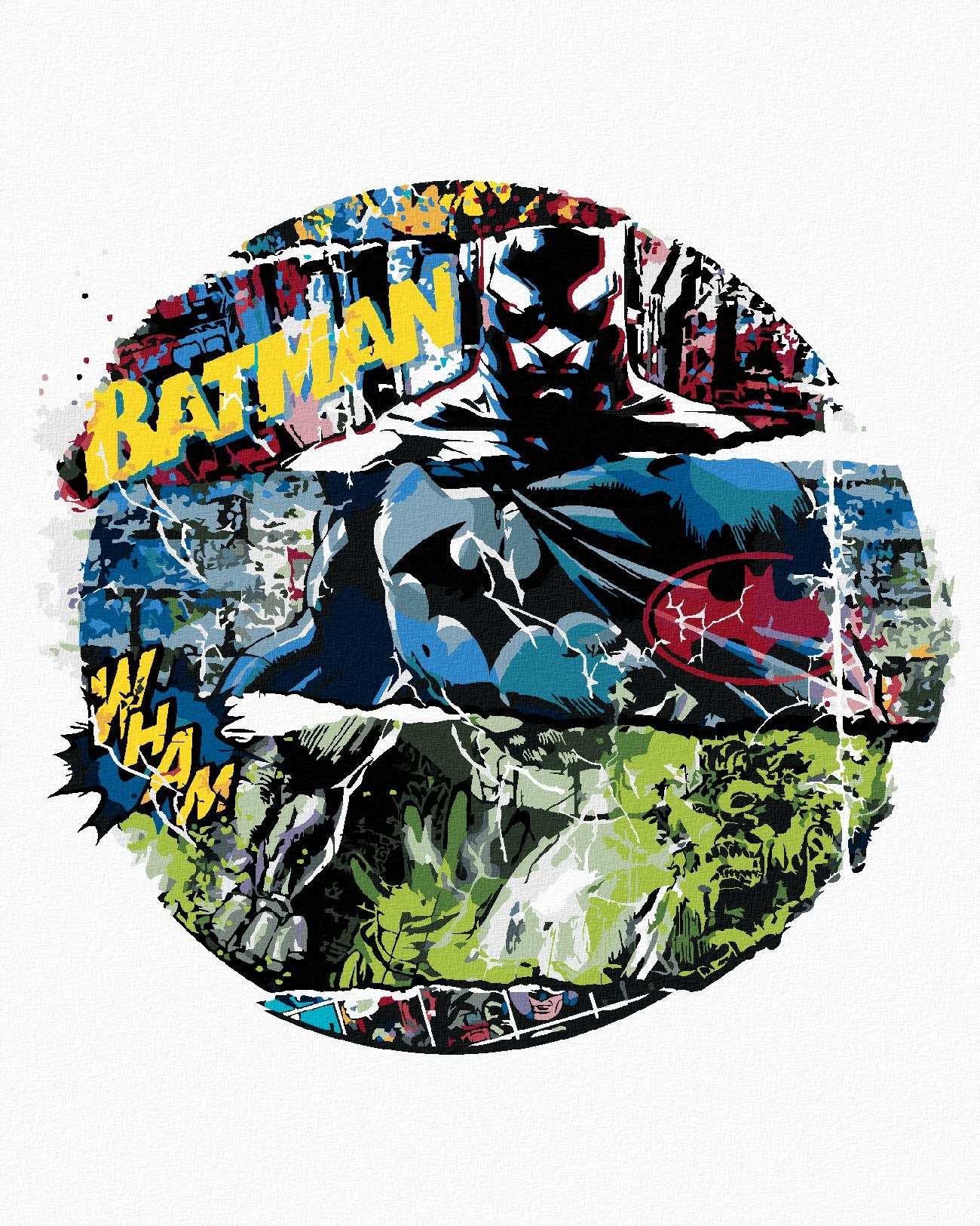 Zuty - Batman komiks, 40×50 cm, vypnuté plátno na rám