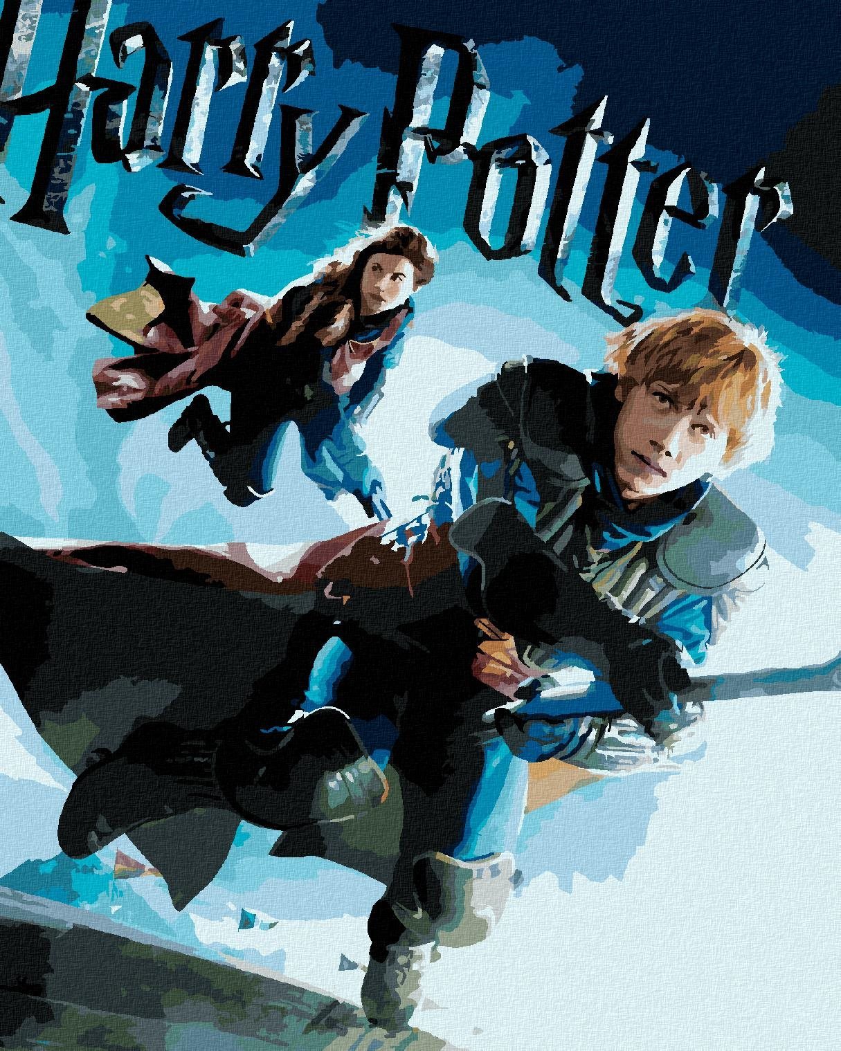 Plakát Harry Potter a princ dvojí krve Ron a Ginny, 40×50 cm, bez rámu a bez vypnutí plátna