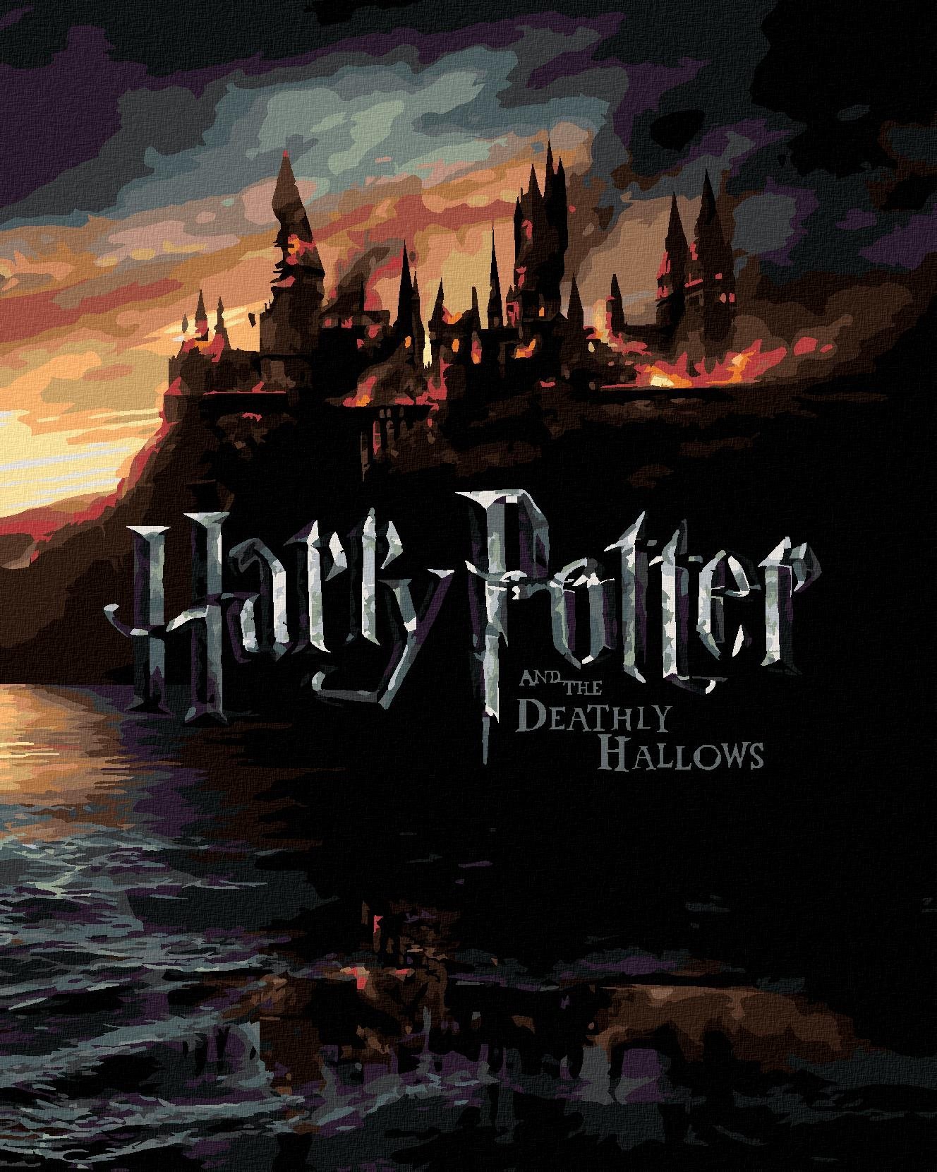 Plakát Harry Potter a relikvie smrti Bradavice, 40×50 cm, vypnuté plátno na rám