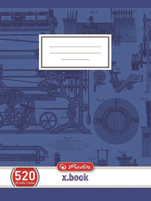 HERLITZ 520 A5, čistý, 20 listů