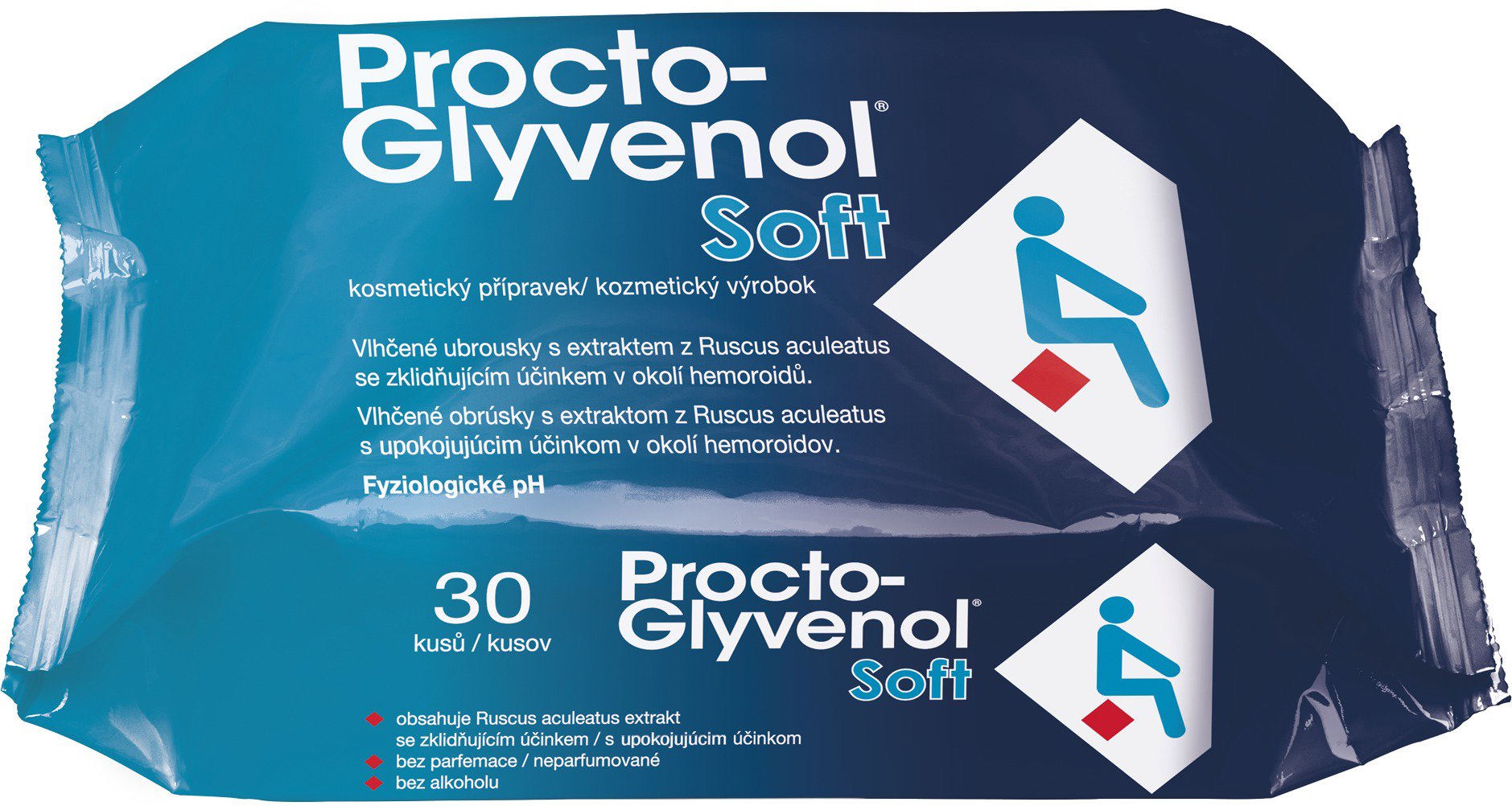 Procto-Glyvenol Soft - vlhčené ubrousky 30 ks