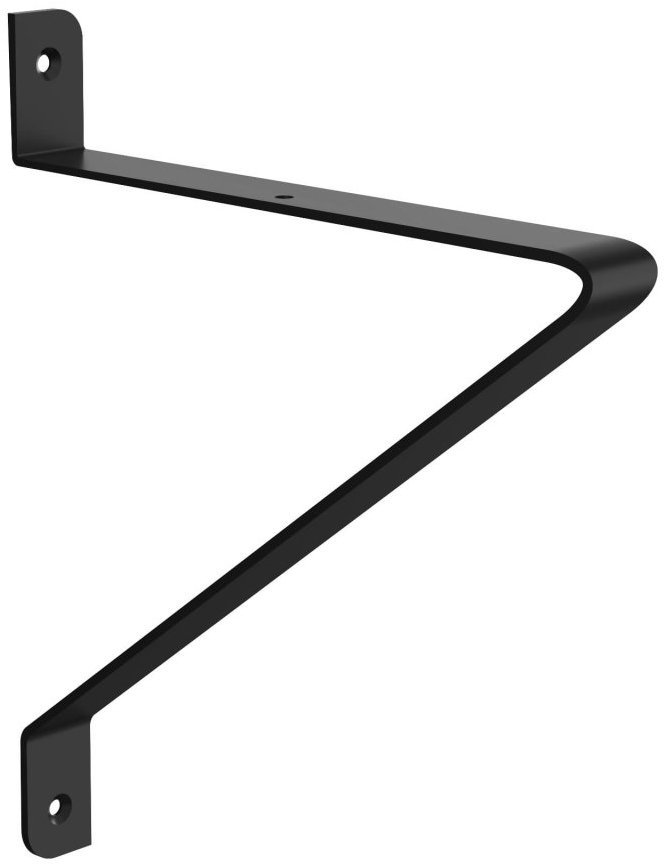 Walteco Konzole GAND, 250 × 220 mm, nosnost 30 kg, matná černá
