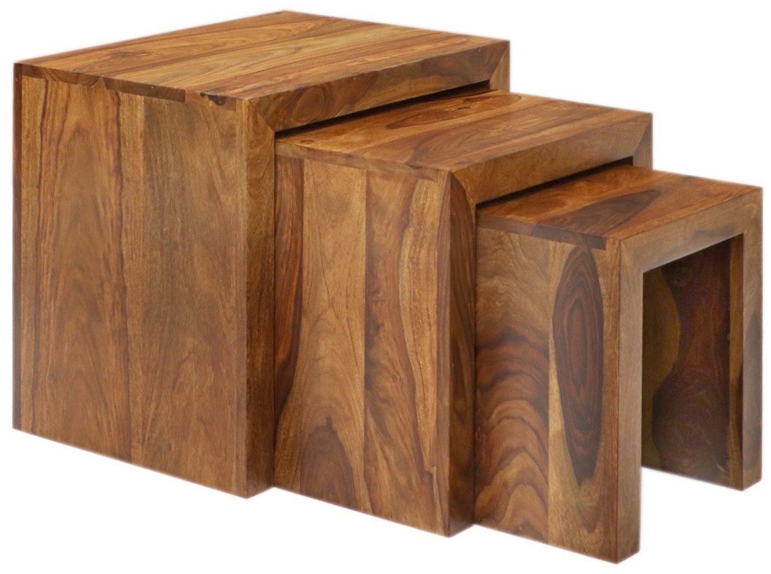 Raavi Odkládací stolky Amba 3 ks, natural