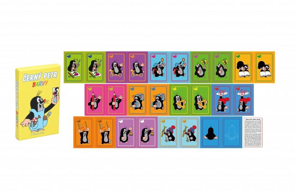 WIKY Krtek černý petr - barvy