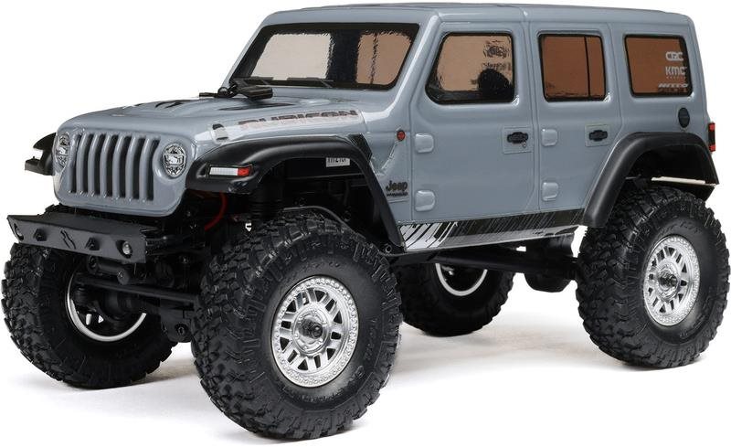 Axial SCX24 Jeep Wrangler JLU CRC 2019 V3 1:24 4WD šedý