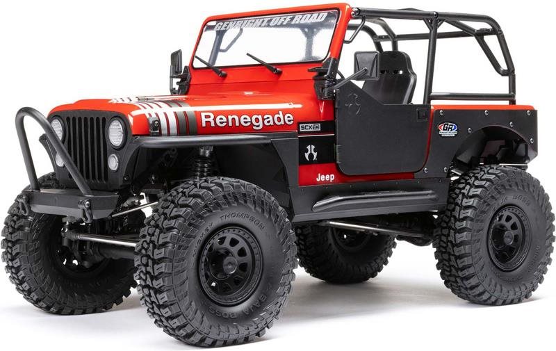Axial SCX10 III Jeep CJ-7 1:10 4WD RTR červený