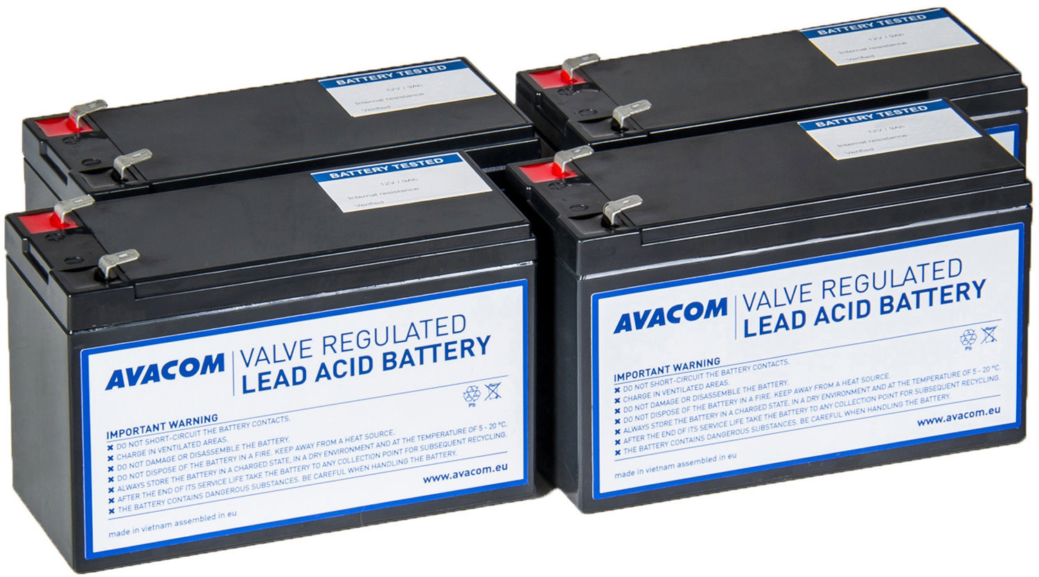 AVACOM RBC157 - kit pro renovaci baterie (4ks baterií)