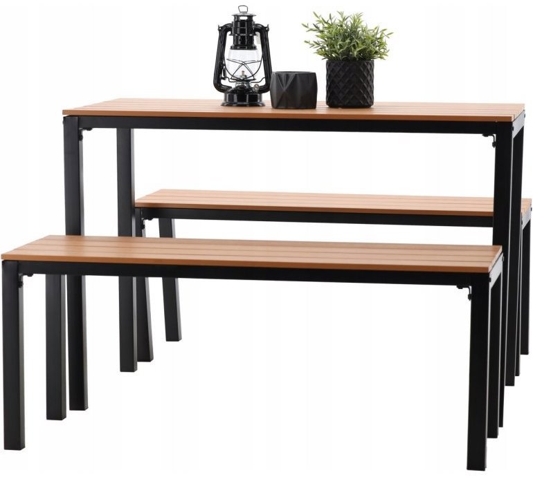 IGOTREND Zahradní nábytek MODERN, pivní set + lavice