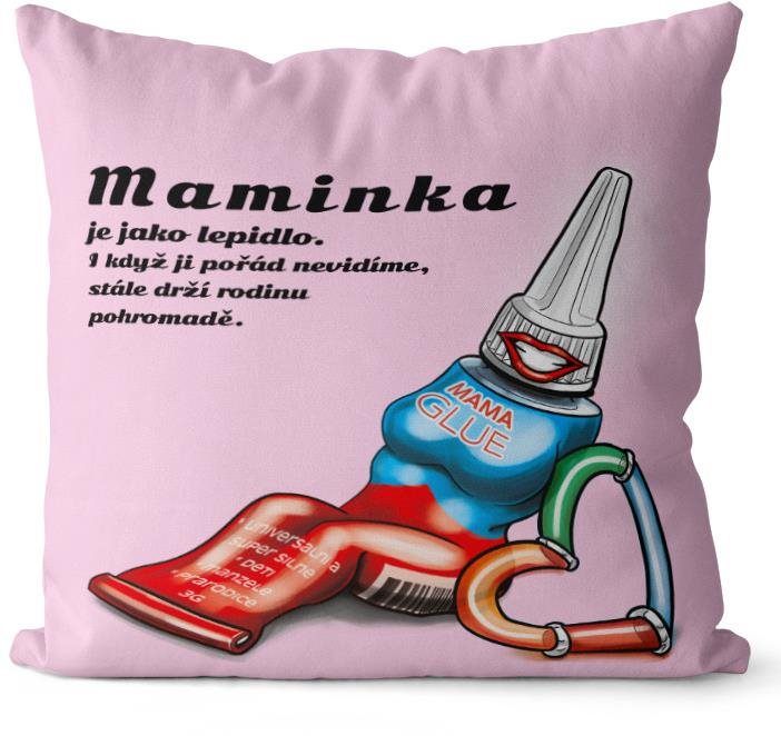 Impar polštář Maminka jako lepidlo
