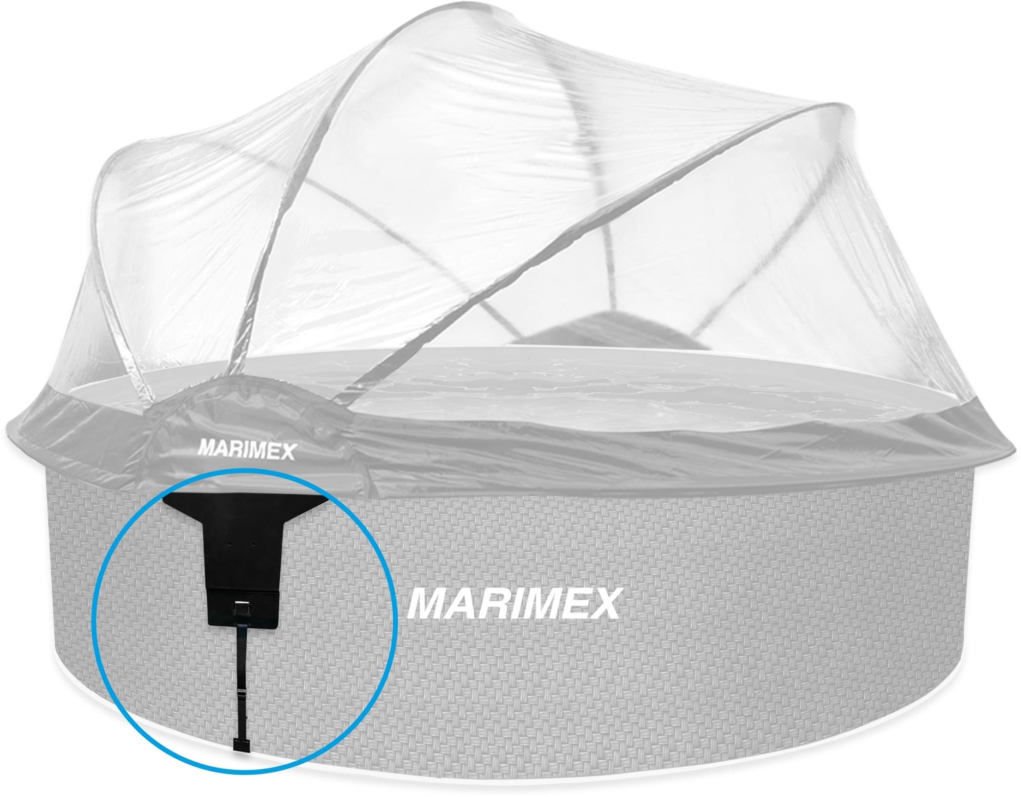MARIMEX Adaptér pro zastřešení Pool House Control pro bazény s plechovou stěnou (Orlando)