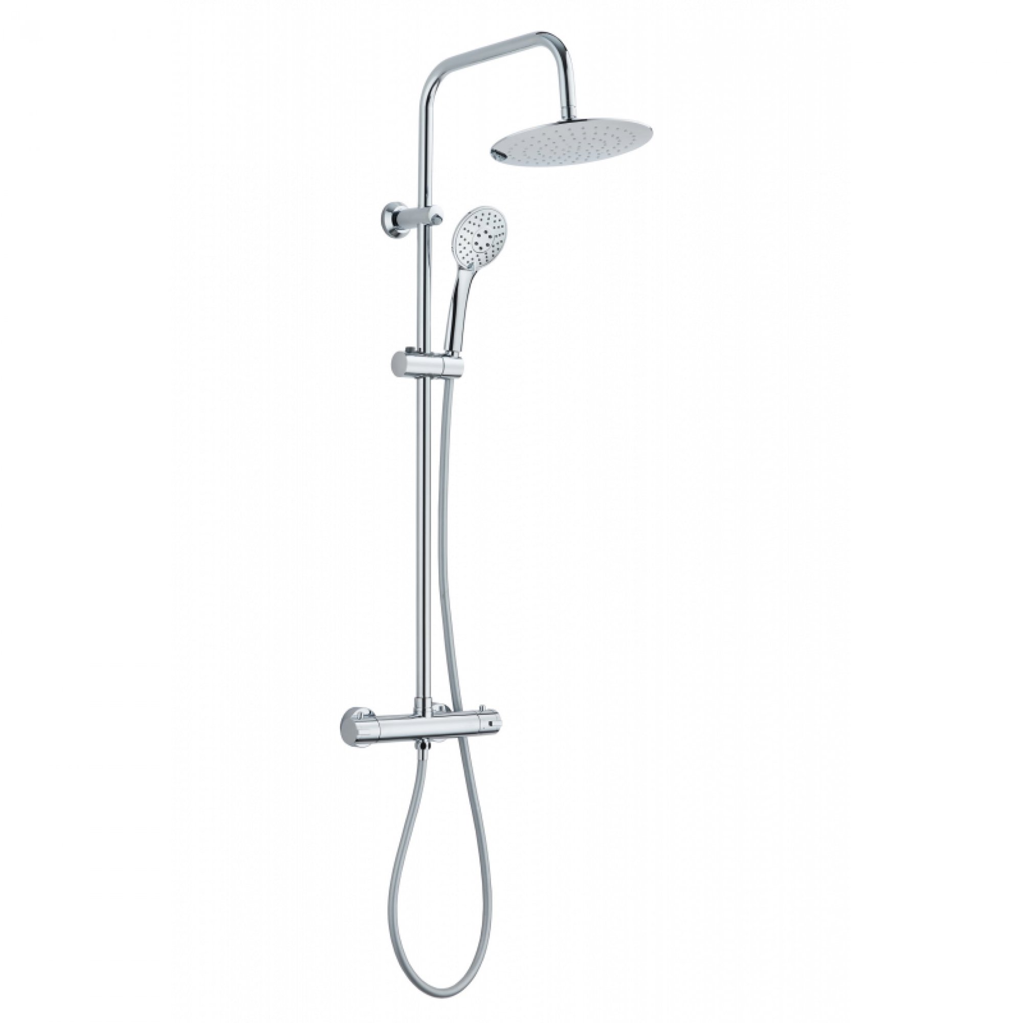 INVENA MUSTA sprchový sloup s termostatickou baterií, chrom (AU-84-001-X)