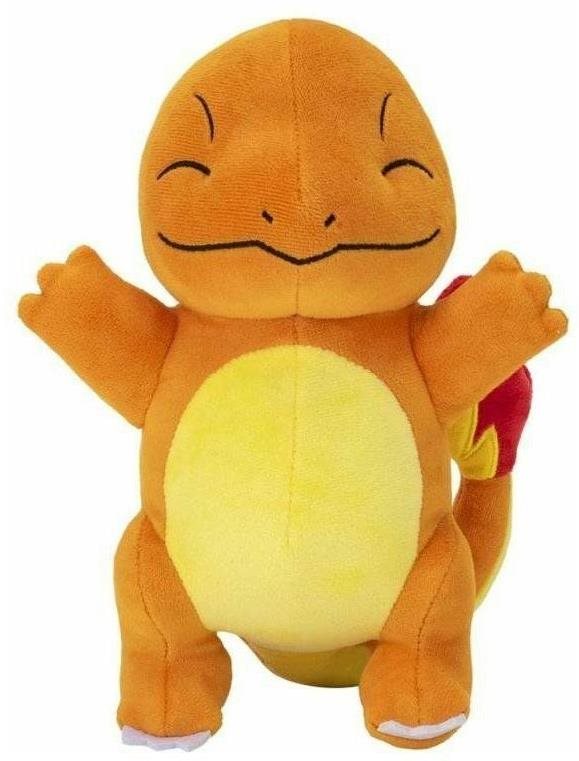 Jazwares Pokémon plyšová hračka Charmander spokojený 20 cm