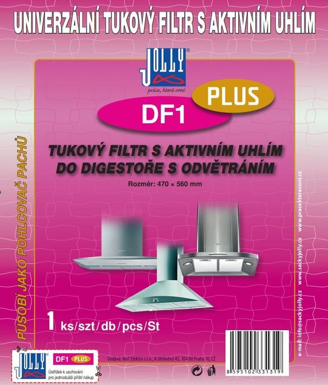 Jolly univerzální tukový filtr s aktivním uhlím do digestoře DF1 Plus