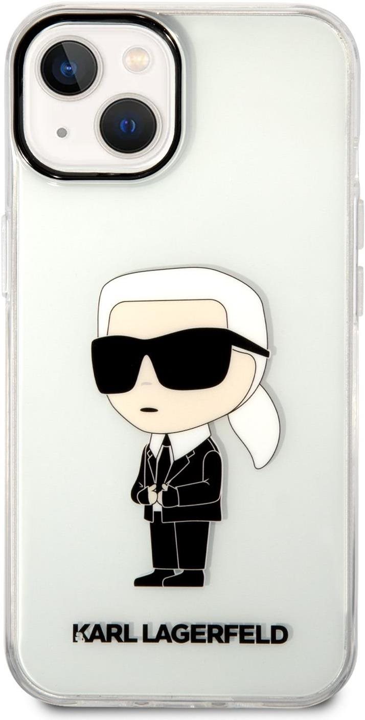Karl Lagerfeld IML Ikonik NFT Zadní Kryt pro iPhone 14 Plus Transparent