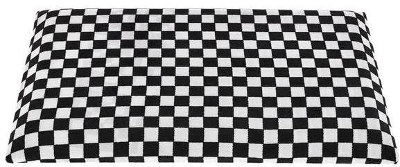 AW Čalouněný sedák na klavírní stoličku šachovnice