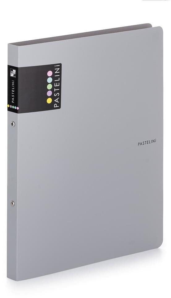 KARTON P+P PASTELINI PP 2kroužkové A4 šedé