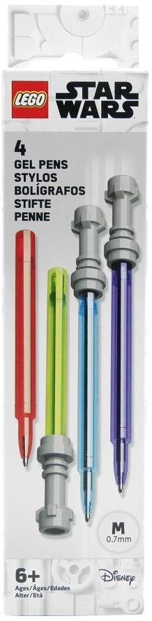 LEGO Stationery Star Wars Set gelových per, světelný meč 4 ks