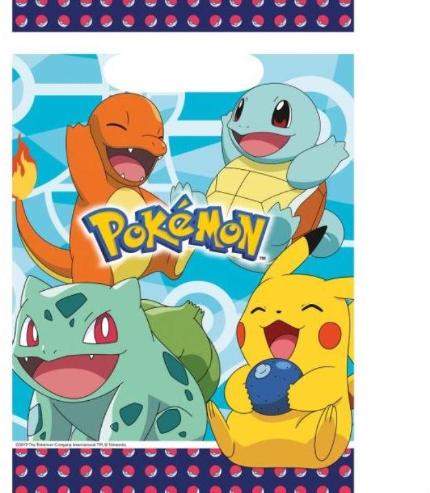 AMSCAN Tašky Pokémon 8 ks