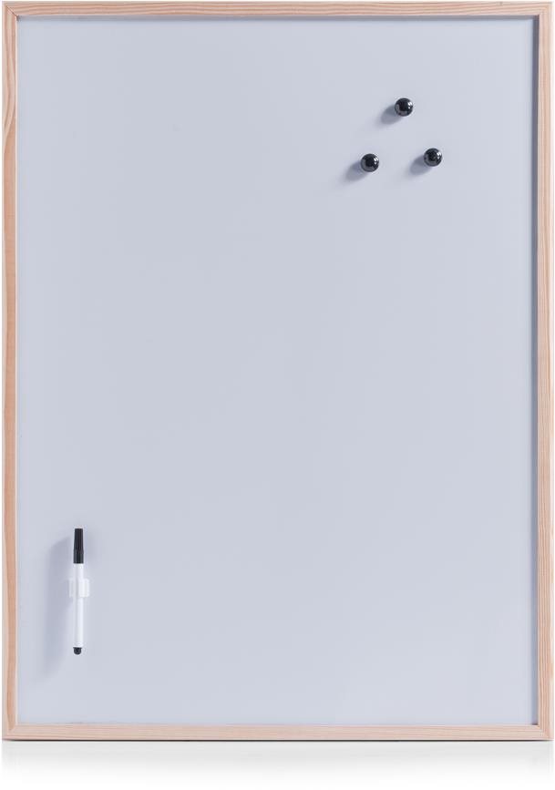 Zeller Magnetická tabule, dřevěný rám, 60 × 80 cm