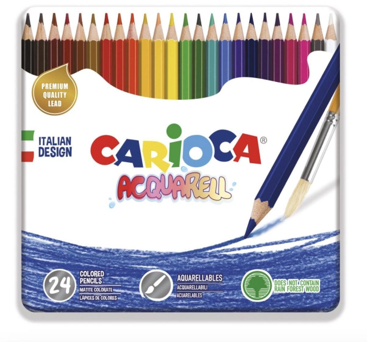 Carioca Akvarelové pastelky 24 ks