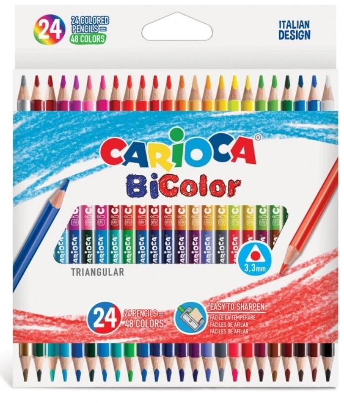 Carioca Bicolor pastelky 24 ks