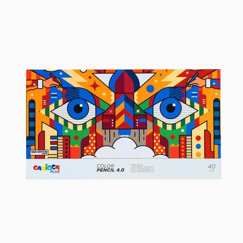 Carioca Plus Pastelky 4.0 v dárkovém balení 40 ks