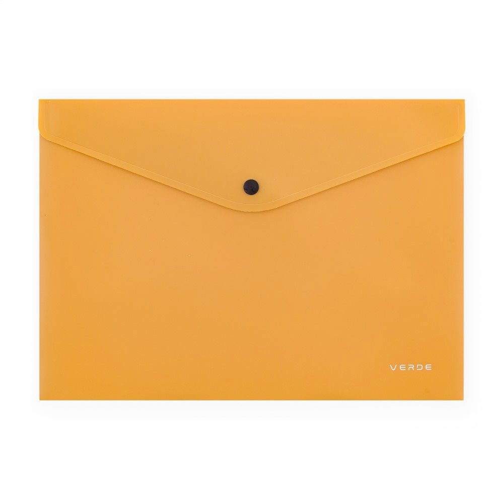 KARTON P+P Verde psaníčko s drukem A4 hořčice