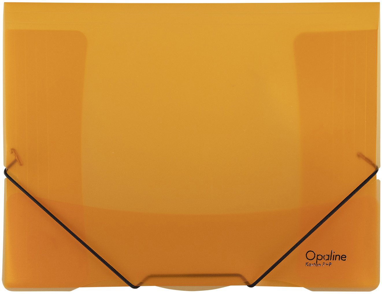 KARTON P+P Opaline sloha s gumou A4, oranžová