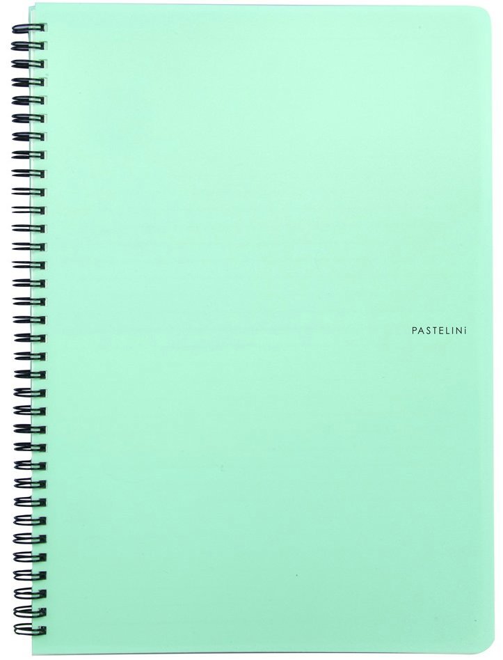 KARTON P+P Pastelini Twin wire A4 PP zelený