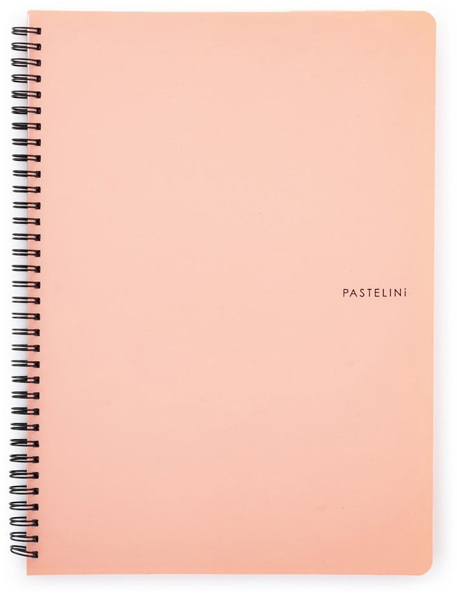 KARTON P+P Pastelini Twin wire A4 PP meruňkový