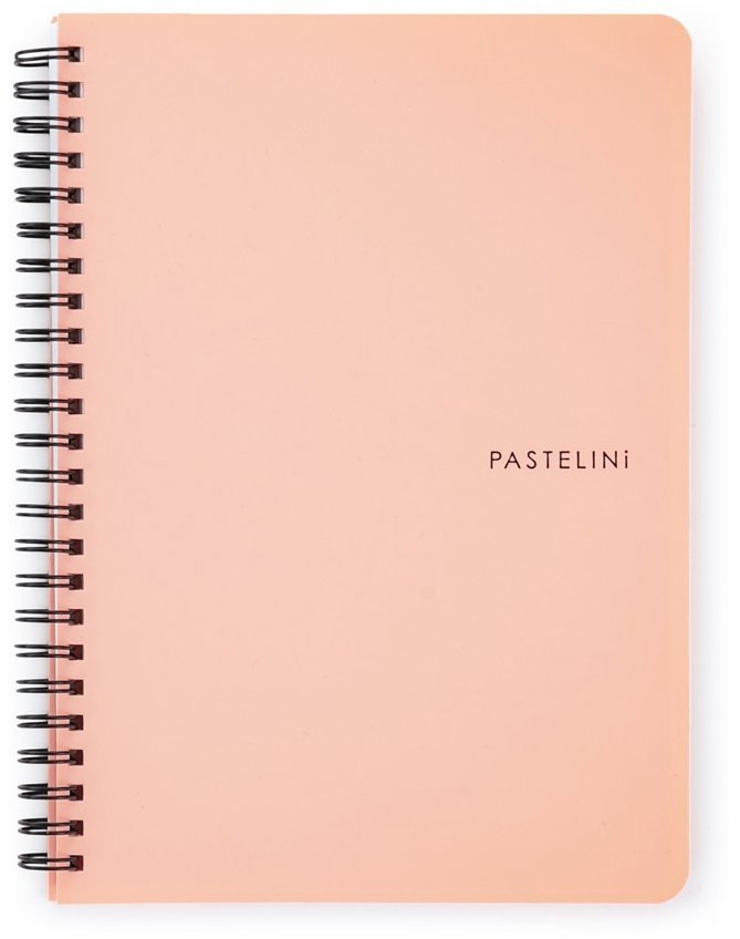 KARTON P+P Pastelini Twin wire A5 PP meruňkový