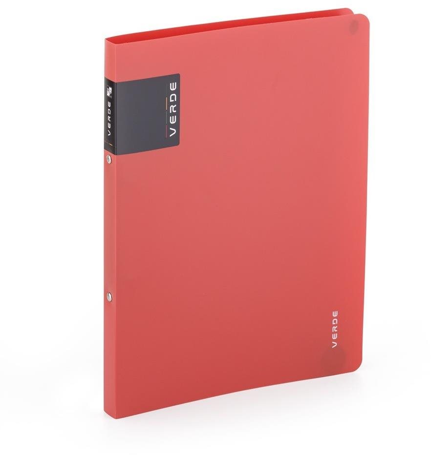 KARTON P+P VERDE A4 2kroužkové PP cihlové