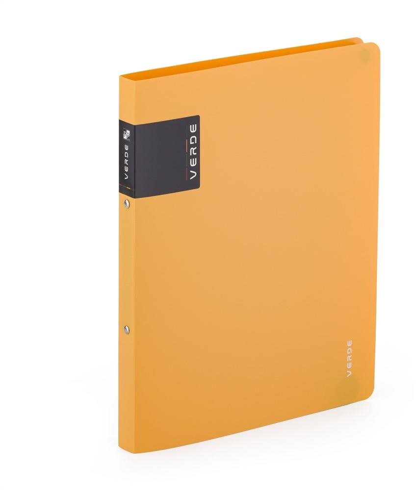 KARTON P+P VERDE A4 2kroužkové PP hořčice