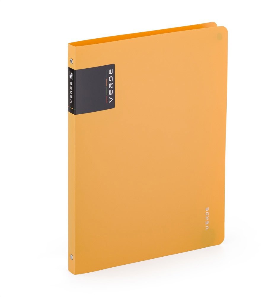 KARTON P+P Verde PP A4 4kroužkové hořčice