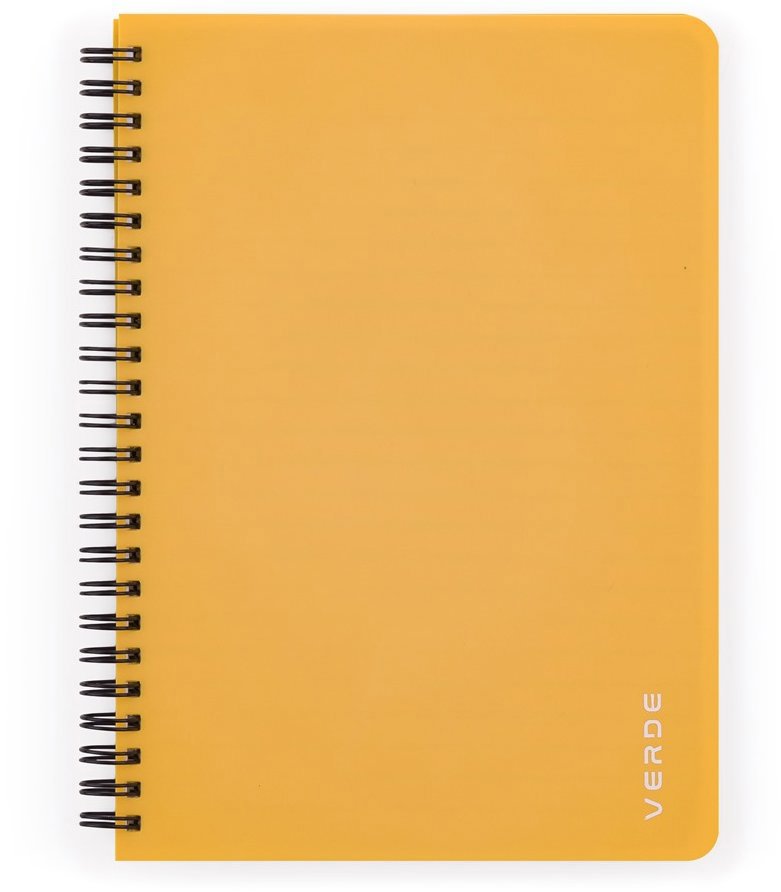 KARTON P+P Verde Twin wire A5 PP hořčice