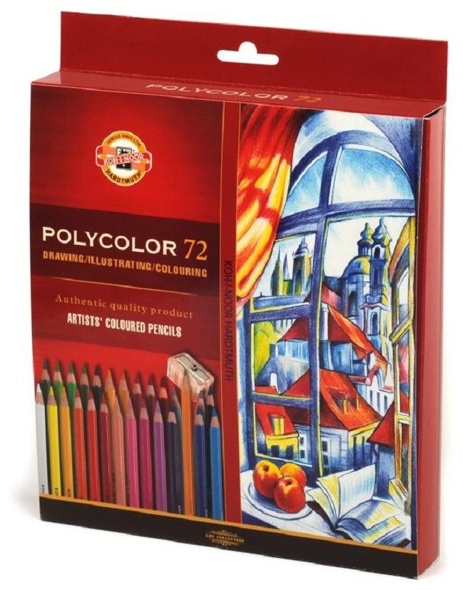 Koh-i-noor Pastelky umělecké 3837, 72 ks