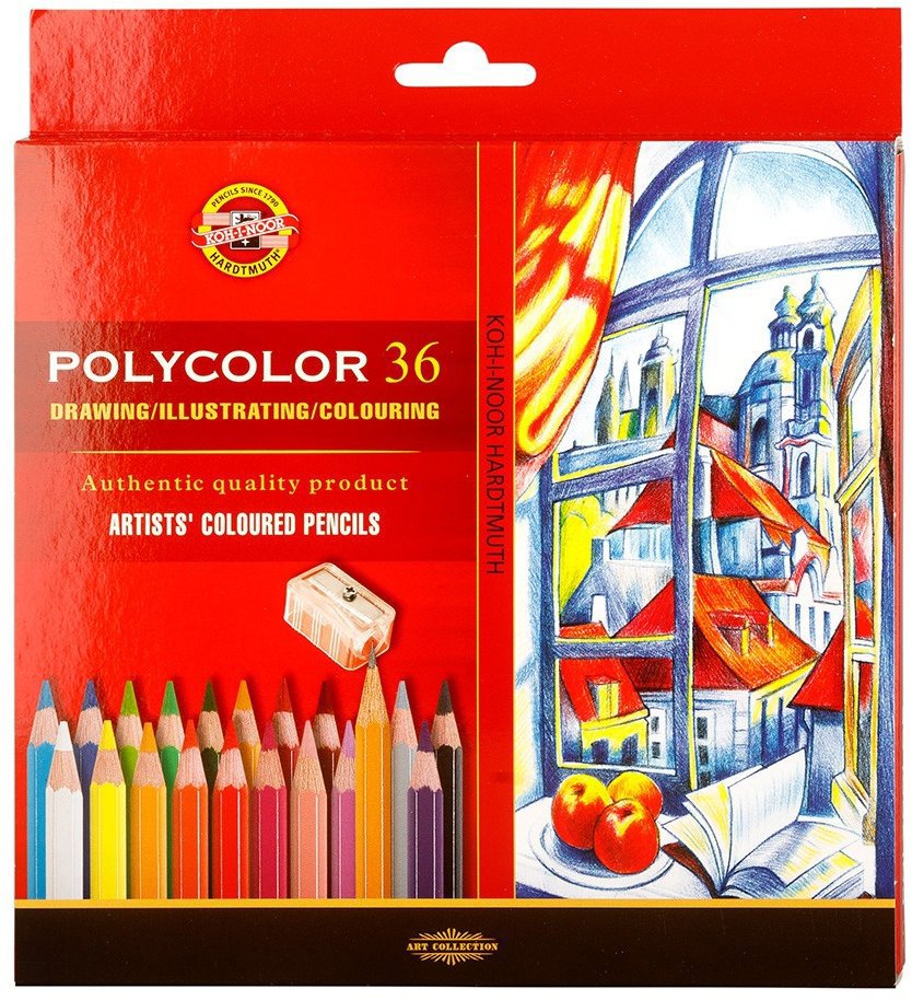 Koh-i-noor Polycolor 3835/36 Umělecké pastelky 36 ks