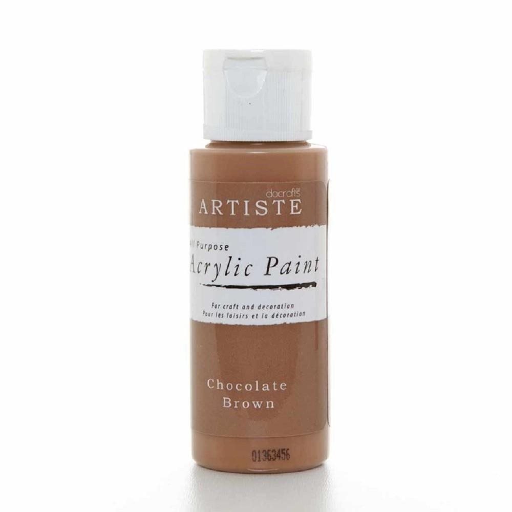 Docrafts Akrylová barva DOA 763247 59 ml - Chocolate Brown