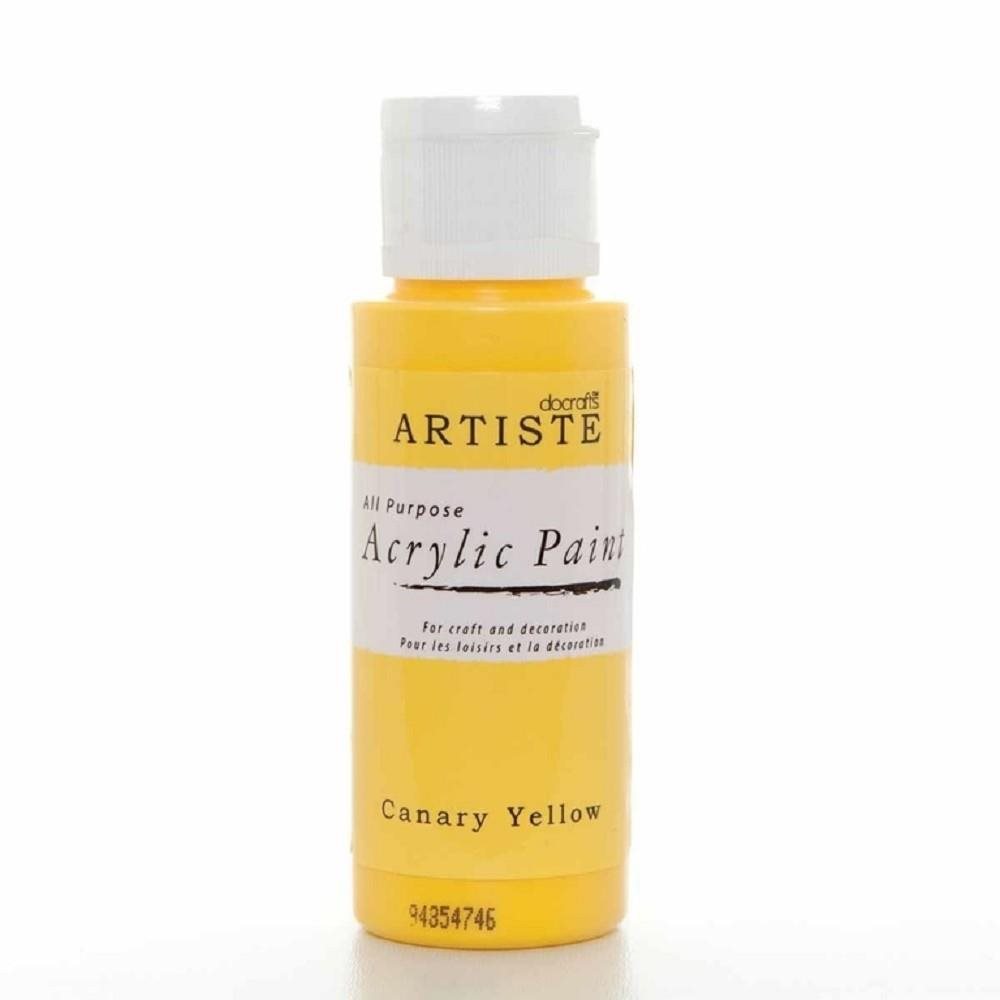 Docrafts Akrylová barva DOA 763202 59 ml - Canary Yellow