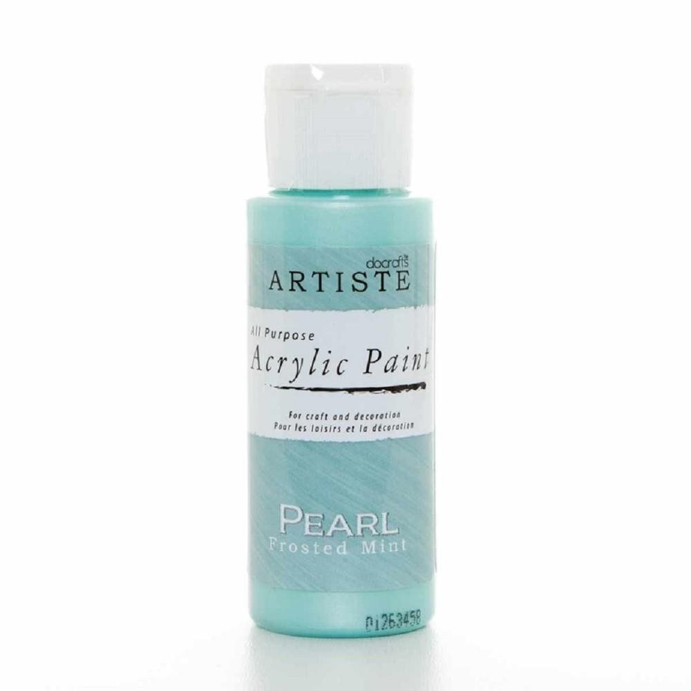 Docrafts Akrylová barva DOA 763004 59 ml - Pearl Frosted Mint