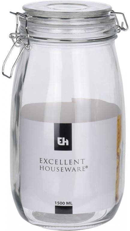 Koopman Skleněná dóza s těsněním 1500 ml
