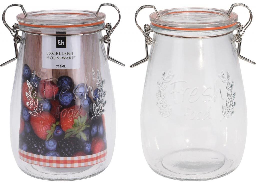 Koopman Skleněná dóza s těsněním 725 ml