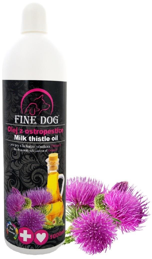Fine Dog Olej z ostropestřce 1000 ml