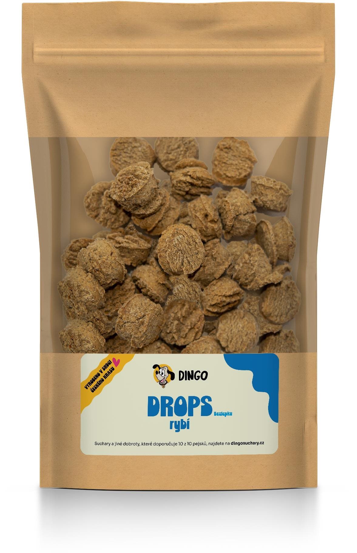 Dingo Drops rybí 250 g