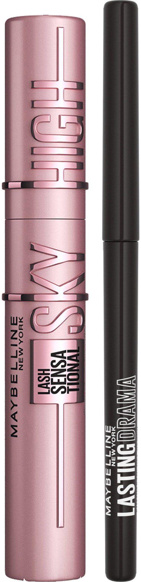 MAYBELLINE NEW YORK Lash Sensational Sky High Mascara 7,2 ml + Lasting Drama Black Out 3,7 g
