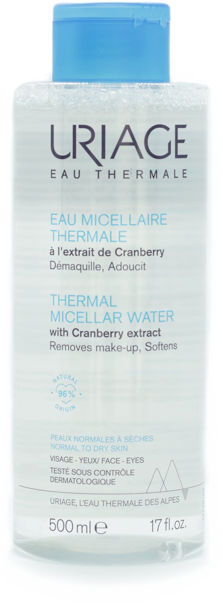 URIAGE Thermal Micellar Water Normal to Dry Skin 500 ml