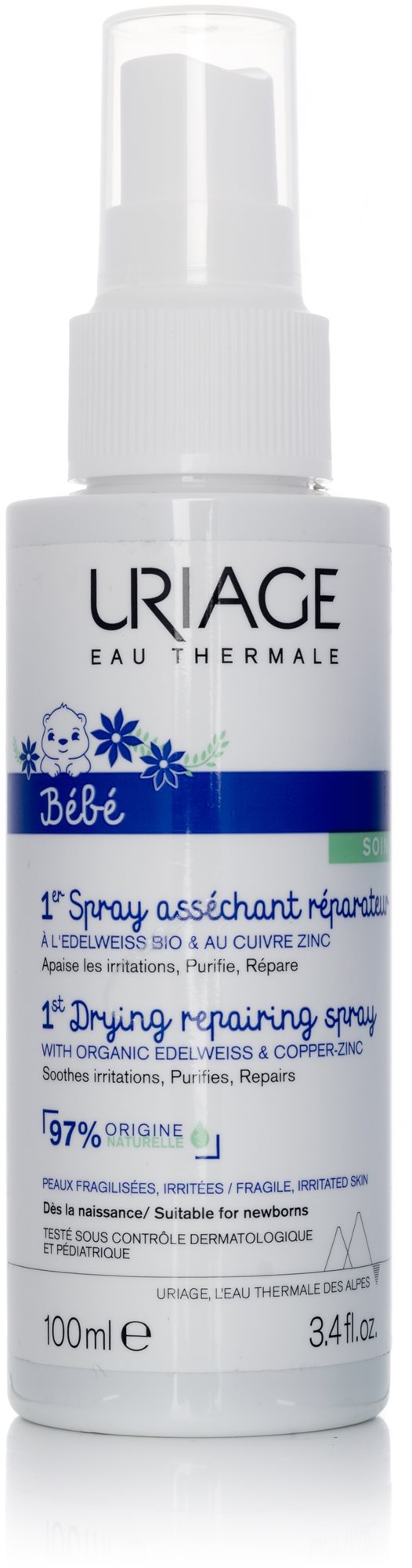 URIAGE Bébé 1st Drying Repairing Spray 100 ml