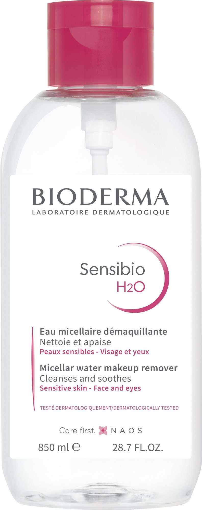 BIODERMA Sensibio H2O originální micelární voda 850 ml