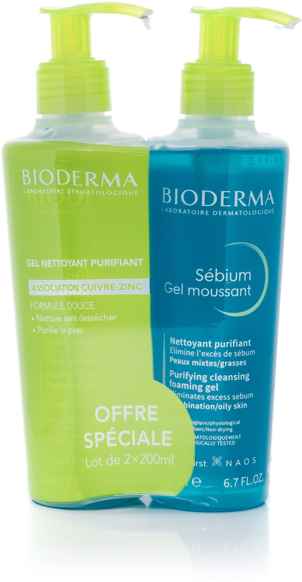 BIODERMA Sébium Gel Moussant Duo 2 × 200 ml
